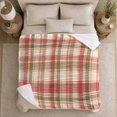 thumbnail image 5 of Rustic Plaid, Festive autumn celebration Scene, Warm Flannel Blanket for Living Room and Family Room with Detailed Artwork, Art Lovers autumn celebration Gift, Festive Home Decor, 5 of 9
