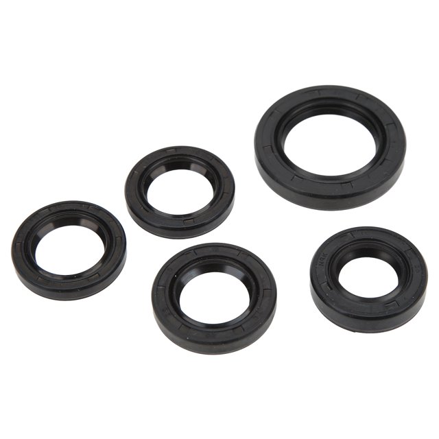 Piezas de Motocicleta, Kit de Sello de Aceite de Motor de Resistencia Al Aceite Negro para Gy6 49cc 50cc Scooter Mopado ATV