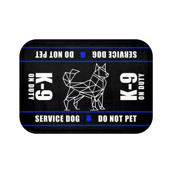 K-9 Service Dog Travel Mat, Portable Comfort Mat for K9 Service Dogs 24" x 17"