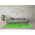 thumbnail image 3 of Ahgly Company Indoor Round Abstract Green Modern Area Rugs, 6' Round, 3 of 4