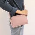 thumbnail image 5 of Monederos de mano tipo billetera de PU para mujer, pequeños bolsos cruzados para teléfono, bolso informal, 19*13*4cm, 5 of 5