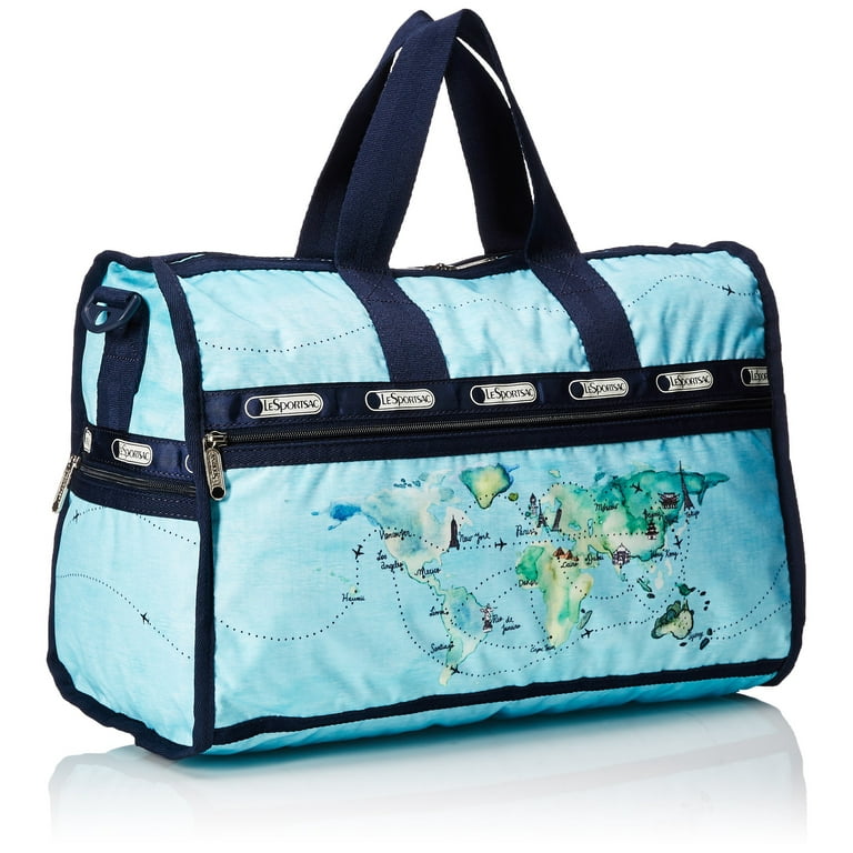 LeSportsac Medium Weekender Duffel Bag World Wide Medium