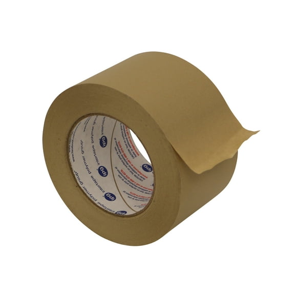 Intertape Medium-Grade Flatback Packaging Tape (PM2): 3 in. (72mm actual) x 60 yds. (Tan)