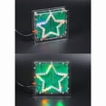 thumbnail image 2 of DIY Electronic Kit Soldering Suite Colorful Five-Pointed Star LED Flashing Marquee Light Circuit Board Kit,Without Shell,1 X circuit board 1 set X electronic components 1 X USB cable,Green, 2 of 8