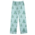 thumbnail image 4 of asdoklhq Silk Pajamas for Women Set Women's Home Pocket Printed Pajama Set for Daily Home Wear Multicolor S, 4 of 7