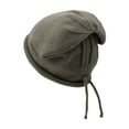 thumbnail image 3 of Dyfzdhu Knit Hat Autumn Winter Travel Solid Color All Breathable Pile Girl Ear Protector Moon, 3 of 3