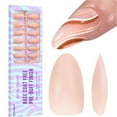 thumbnail image 5 of BTArtbox 150Pcs Medium Almond Gel Nail Tips 2 in 1 x-Coat Nude Press On Nails ,Pre-Colored Fake Nail, 5 of 5