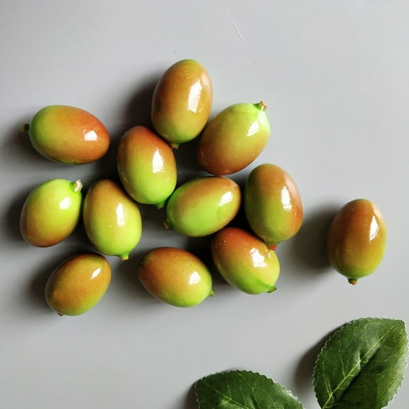 IBASETOY Artificial Fruit Fake Fruits Multi Foam 50Pcs Fall Decor