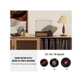 thumbnail image 4 of Cotsoco Bluetooth Belt Drive Turntable with Headphone, Bronze, 4 of 5