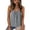 Dark Gray, variant on Tunic Cami Top for Women Adjustable Spaghetti Strap Sleeveless Loose Dressy Shirt M