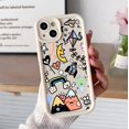 thumbnail image 2 of Creative Cartoon Phone Case For iPhone 14 13 11 12 Pro Max 7 8 Plus X XS Max XR Shockproof Liquid Silicone, 2 of 6