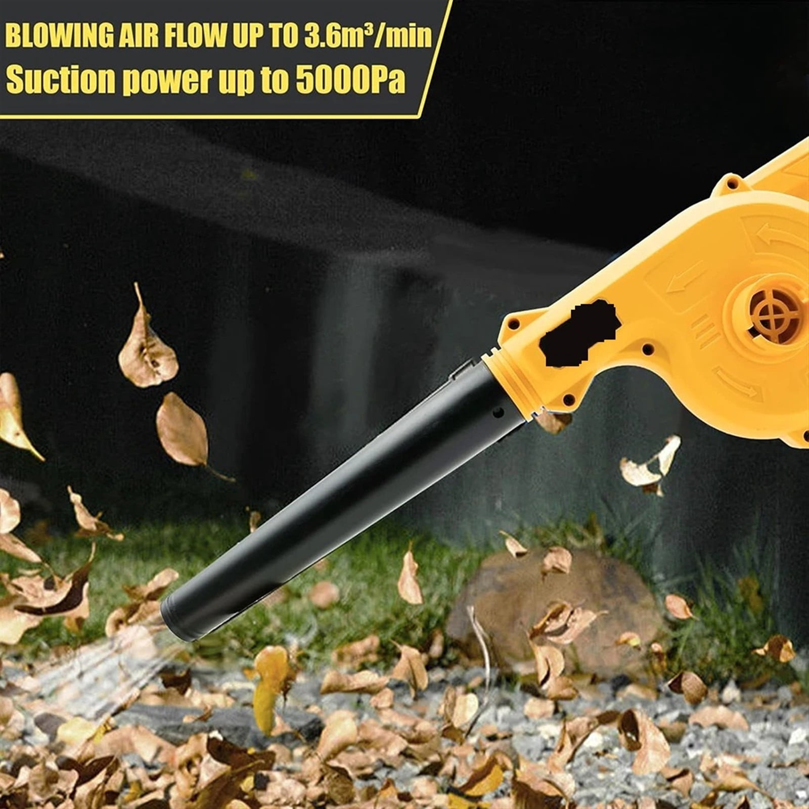 Cordless Leaf Blower, 2.5 Lb Mini Leaf Blower, 2-in-1 Battery Leaf Blower And Vacuum For Workshop, Garage, Porch And Patio ,High Power