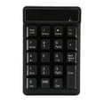 thumbnail image 1 of Teclado numérico inalámbrico negro de 19 teclas en forma de U BT4.0, teclado numérico compacto alimentado por batería para juegos, oficina, computadora, 1 of 5