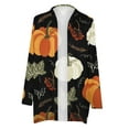 thumbnail image 3 of Herrnalise Women's Summer Sweater Women's Fashion Halloween Printed Long Sleeved Cardigan Jacket Cardigan Sweaters for Women Lightweight L, 3 of 4