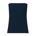 thumbnail image 5 of BLVB Summer Bandeau Tube Tops for Women Strapless Eyelet Tank Tops Sleeveless Backless Shirts Beach Vacation Clothes, 5 of 5