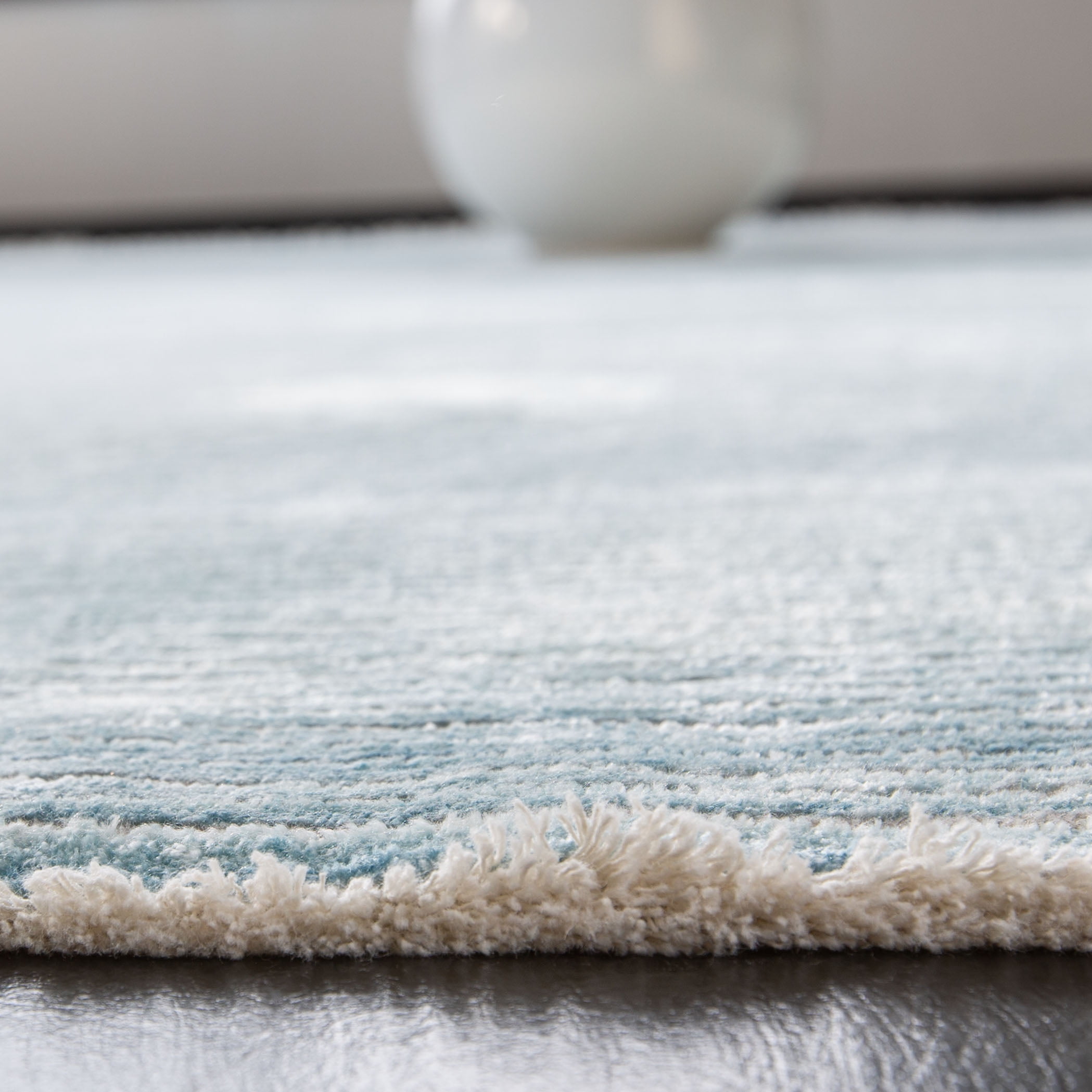 SAFAVIEH Dream Ethelyn Abstract Area Rug, Turquoise/Grey, 10' x 14'