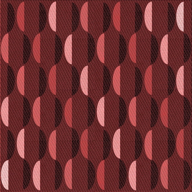 Ahgly Company Tapis d'Intérieur Lavable en Machine Carré Rouge Pamplemousse Transitionnel, 4 Pieds Carré
