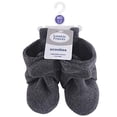 thumbnail image 3 of Luvable Friends Unisex Baby Cozy Fleece Booties, Charcoal, 12-18 Months, 3 of 3