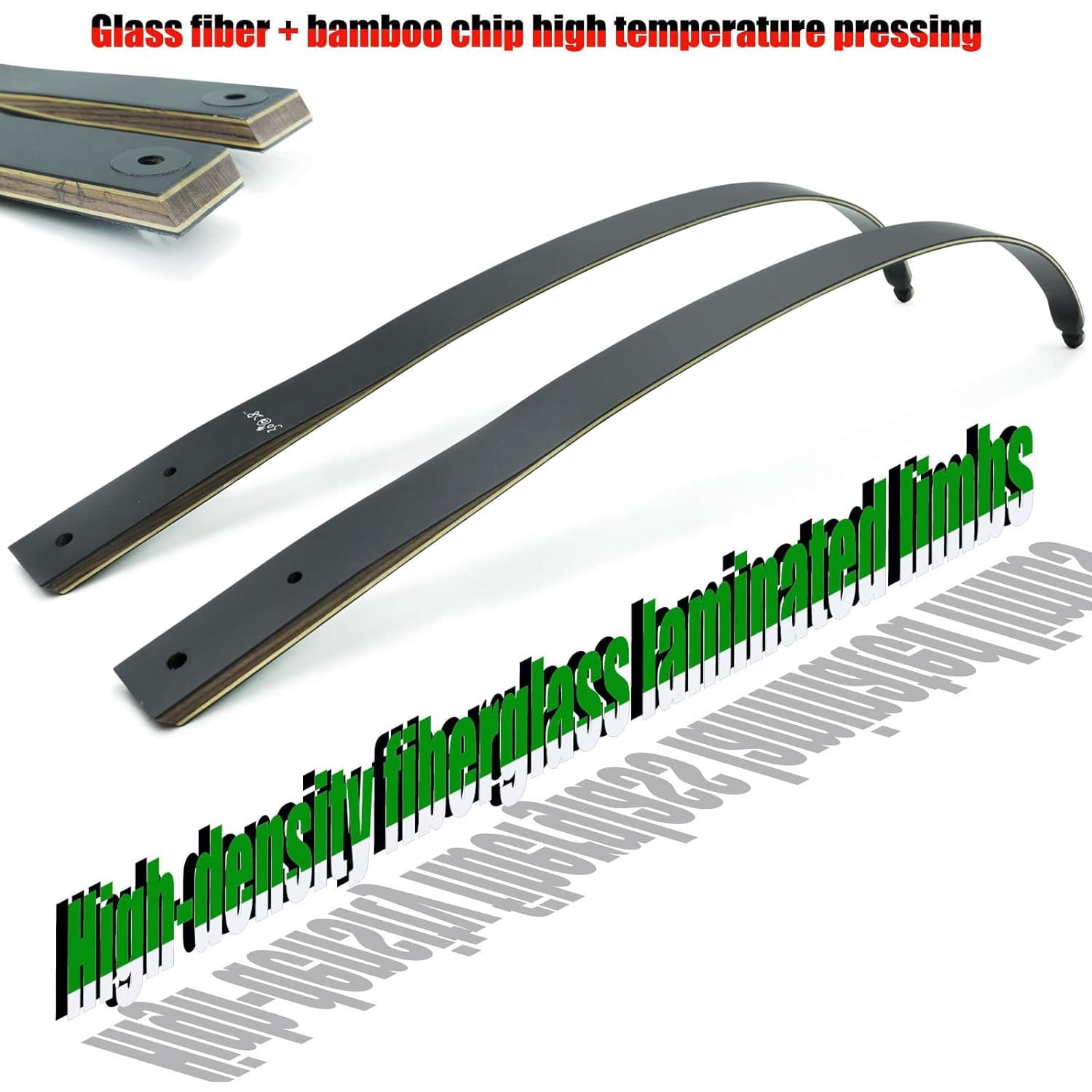 Black Hunter Archery Takedown Recurve Bow 60" Right Hand Hunting Bow Set with Arm Guard Finger Guard Bow Stringer Fur Pad Arrow Rest  20-60 lbs（20lbs）