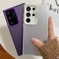 thumbnail image 4 of Luxury Matte Laser Aurora Phone Case For Samsung S24 Ultra S23 S22 Plus S21 S20 FE Note 20 Soft Bumper Colorful Shockproof Cover Pink For Samsung S24Plus, 4 of 6