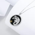 thumbnail image 4 of Midir&Etain Aquarius Necklace 925 Sterling Silver Constellation Pendant Necklace Zodiac Sign Necklace Aquarius Birthday Jewelry Gifts for Women Men, 4 of 8