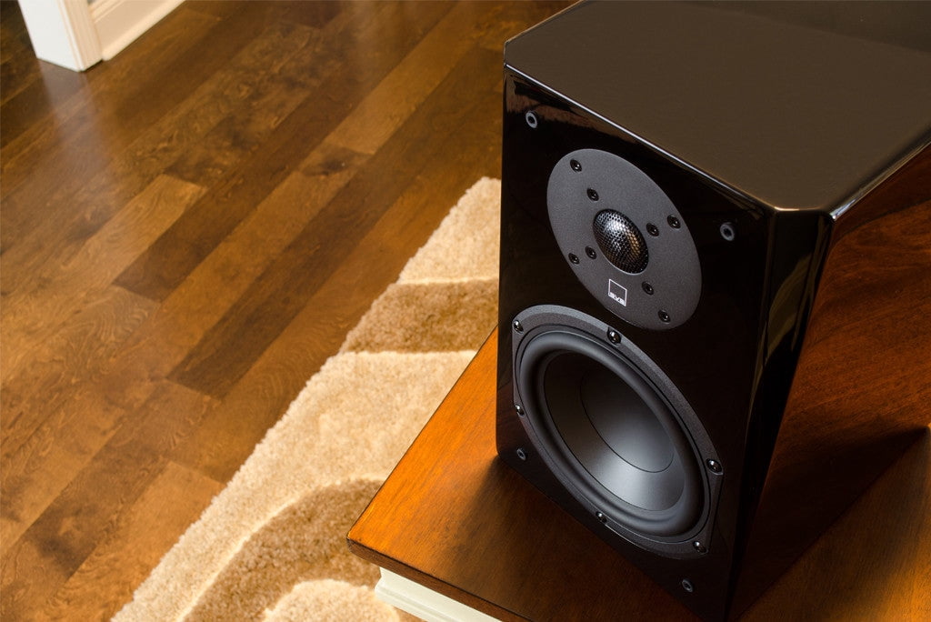 SVS Prime Bookshelf, Reference Speaker, 1" Aluminum Tweeter, 6.5" Woofer - Pair - Black Ash