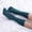 Blackish Green, variant on Womens Crew Toe Socks Athletic Running Proper Toe Alignment Breathable Solid Color Cotton Long Finger Socks Women's Long Tube Warm Toe Socks Wicking Athletic Socks
