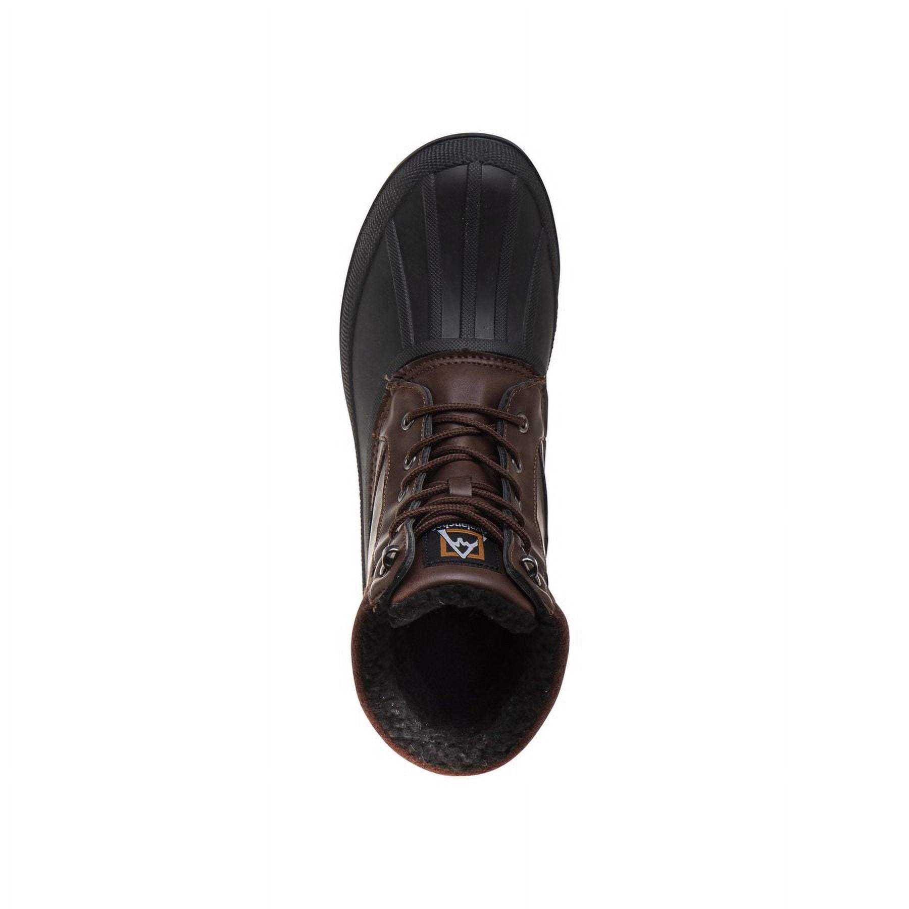 Avalanche Adult  Men Waterproof Snow Boots - Black/Brown, 13