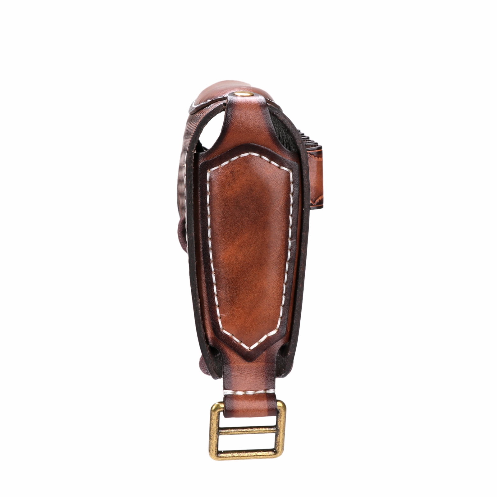 TOURBON Vintage Leather Recoil Pad for Hunting ,  Adjustable,  Brown