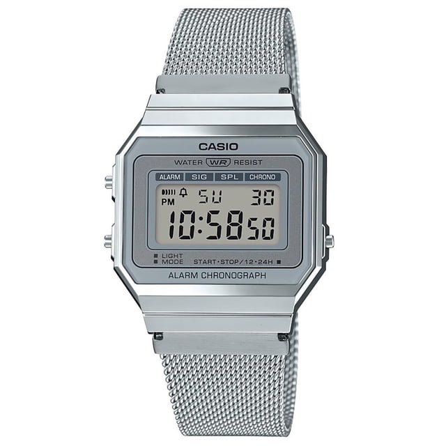 Reloj Casio Unisex Color Plateado A700WM-7AVT