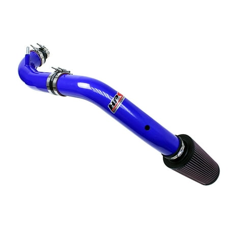 HPS Blue Long Ram Cold Air Intake for 15-16 Ford Mustang Ecoboost 2.3L