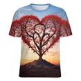 thumbnail image 5 of The Giving Tree Women's Short Sleeve Tops Casual Blouses T Shirt, 5 of 6