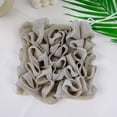 thumbnail image 2 of Sahpxhe 2-In-1 Drawstring Bath Sponge,Exfoliating Washcloth Portable Shower Loofah,Include 1 Hook(Random Color）For Face and Body Cleansing,6.8X6.8in Khaki, 2 of 6
