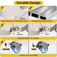 thumbnail image 4 of Soporte para plantas con ruedas ajustable de 15 a 22 unidades con ruedas giratorias bloqueables de 420 libras para macetas grandes de interiores y ext, 4 of 7