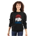 thumbnail image 3 of Vintage Patriotic American Buffalo Sweatshirt for Men or Women Brisco Brands L, 3 of 6
