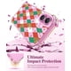 thumbnail image 4 of Funda GVIEWIN para iPhone 16 Plus de 6.7 pulgadas, transparente con forma de diamante navideño, 4 of 7