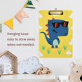 thumbnail image 6 of FMSHPON Cartoon Dinosaur Clipboard Hardboard Wood Nursing Clip Board and Pull for Standard A4 Letter 13x9 inches, 6 of 6