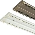 thumbnail image 1 of Tringle de Plafond pour Rideaux, Double Tringle à Rideau, Rail Coulissant, Tringle de Séparation en Aluminium pour Intimité Salon Chambre (Blanc, 200cm/2 * 100cm), 1 of 1
