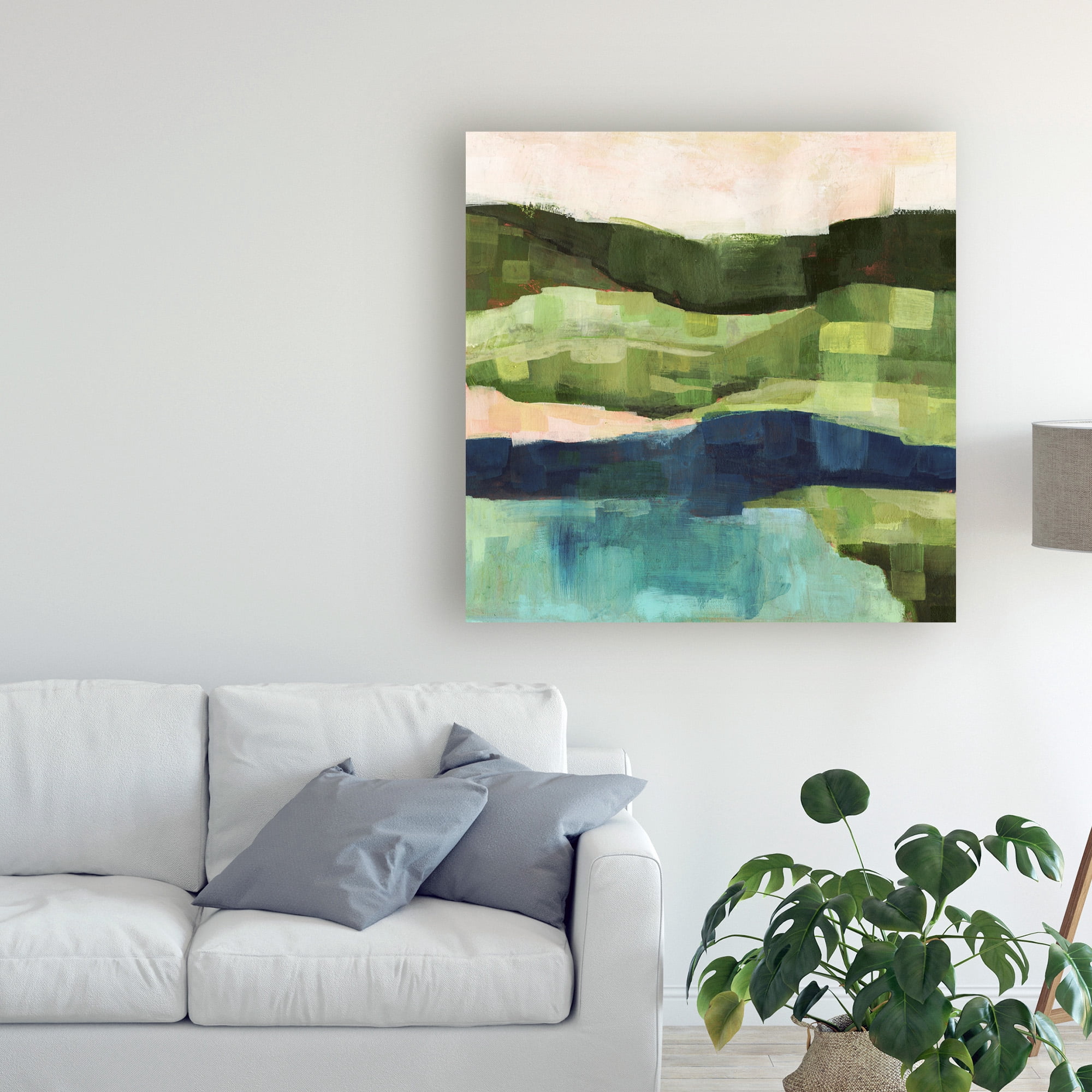 Trademark Fine Art 'Pastoral Patchwork I' Canvas Art by Victoria Borges
