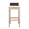 thumbnail image 2 of Juego De Mesa De Madera Maciza Con 2 Sillas Altas Bossa Cala, 2 of 5