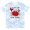 Tie Dye Blue, variant on Inktastic Too Cute Crab T-Shirt
