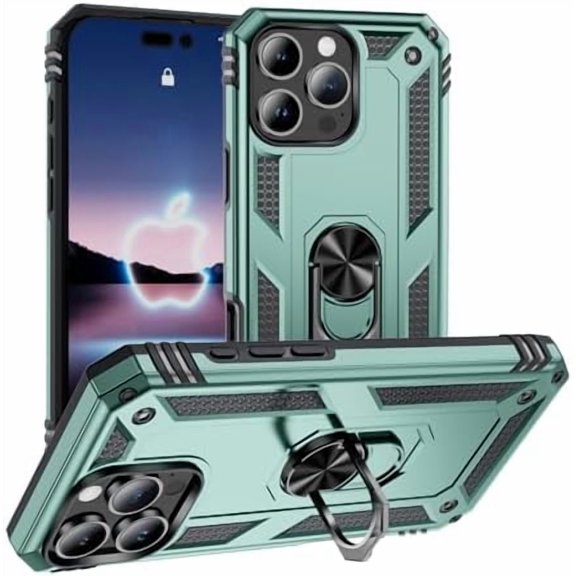 MYKOMI for iPhone 16 Pro Max Case with Stand,Full Body Military Shockproof Shell Heavy Duty Rugged Protection Phone Cover for iPhone 16 Pro Max 6.9 inch