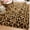 Khaki, variant on Soft Runner Rugs for Bedroom, 2x6 Fluffy Khaki Leopard Print Runner Rug