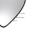 thumbnail image 4 of Reemplazo de vidrio de espejo retrovisor del lado derecho del pasajero, vidrio calefaccionado blanco con respaldo, adecuado para Citroen JUMPER 02-06, 4 of 6