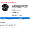 thumbnail image 2 of Air Conditioning Accessory Belt Idler Pulley - Compatible with 1992 - 1993 International 9700 11.1L 6-Cylinder Diesel, 2 of 2