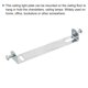 thumbnail image 4 of Kit de placa de luz de techo Uxcell de 110 mm para candelabro, 4 of 5