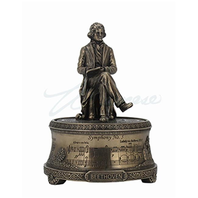 Veronese Design WU76633A1 Ludwig Van Beethoven Music Box Sculpture 