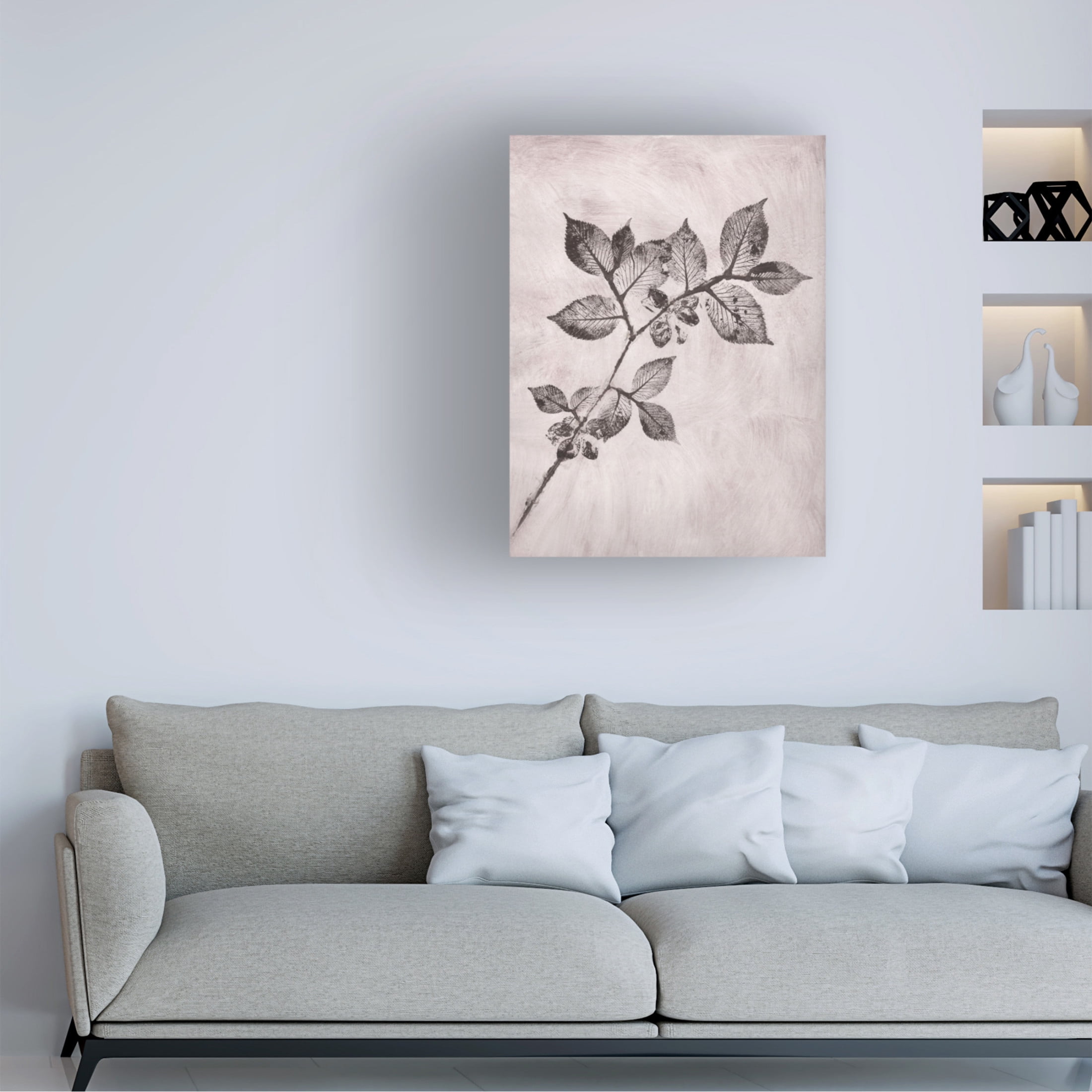 Canvas Wall Art - Pernille Folcarelli 'Elm 1 Brown' Wall Art for Living Room, Bedroom, or Office Décor by Trademark Fine Art - 14 x 19 Inches