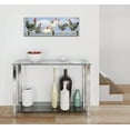 thumbnail image 4 of Epic Art 'Black & White Hens 2' by Janet Pidoux, Acrylic Glass Wall Art, 36"x12", 4 of 8