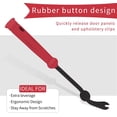 thumbnail image 2 of Trim Removal Tool Kit, 203 Pcs Fastener Remover Door Clip Remover, Car Panel/ Door/ Audio Removal Tool Set, Auto Clip Plier Stereo Removal Tool,Plastic Pry Tool Set with Storage Bag( Red), 2 of 8